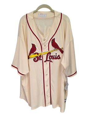 Yadier Molina #4 St. Louis Cardinals Jersey White Size 4XL New!